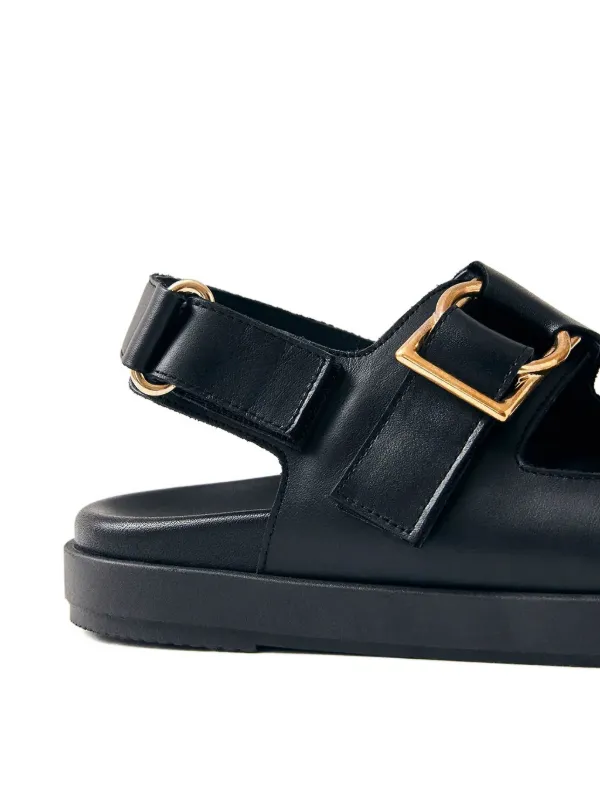 ALOHAS Harper double-buckle Sandals | Black | FARFETCH
