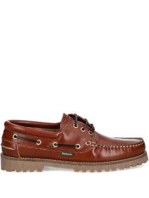 Barbour レザー デッキシューズ | ブラウン | FARFETCH JP