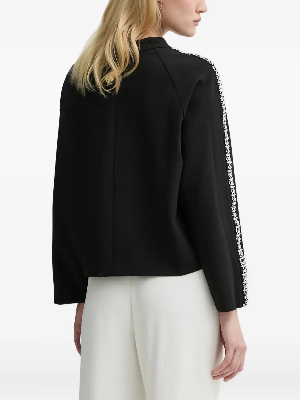Ba&sh Scotty Crystal-embellished Sweatshirt In Black