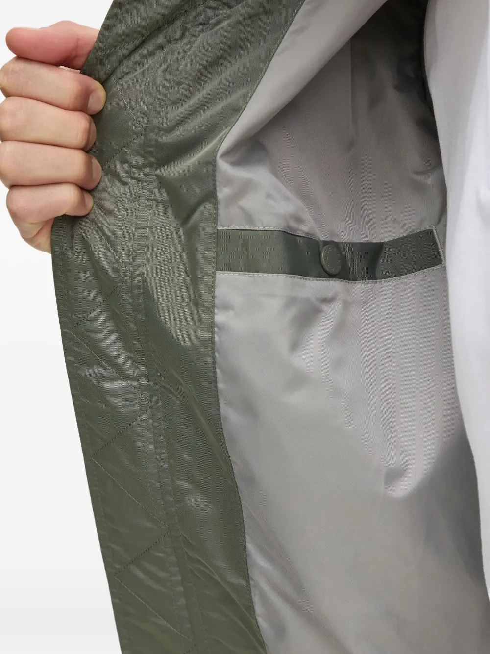 Alpha Industries Bomberjack met ritszak Groen