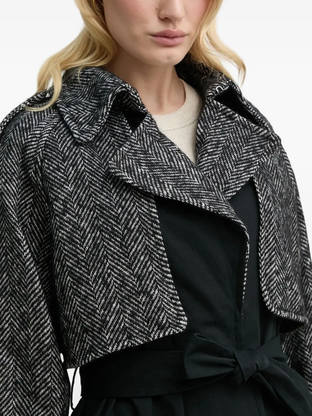Ba&Sh Dinara trenchcoat Zwart