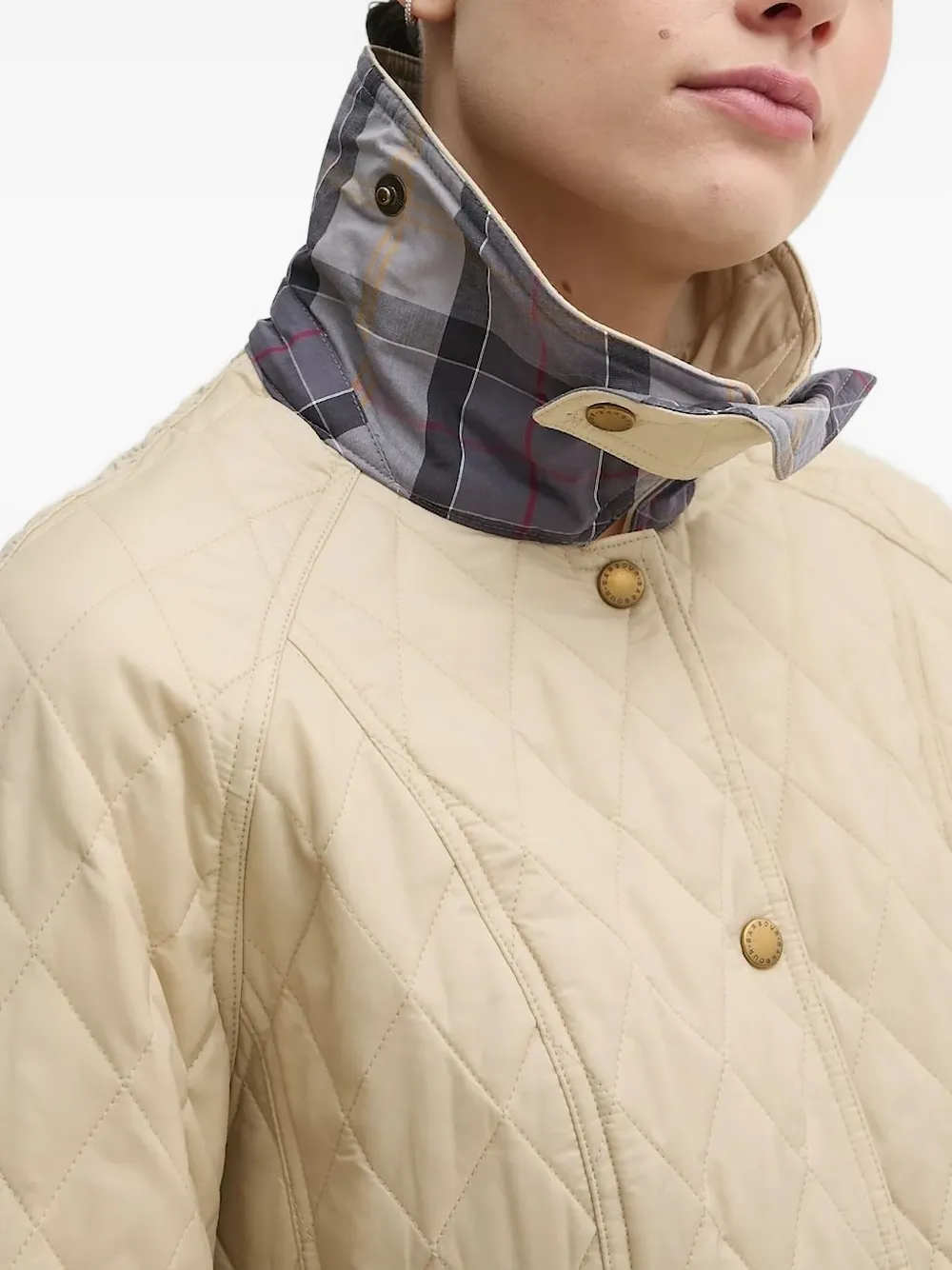 Barbour Summer Beadnell Quilted Jacket In Neutral