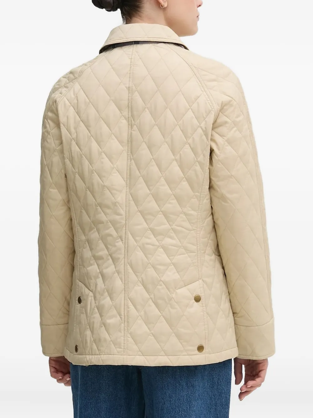 Barbour Summer Beadnell Quilted Jacket In Neutral