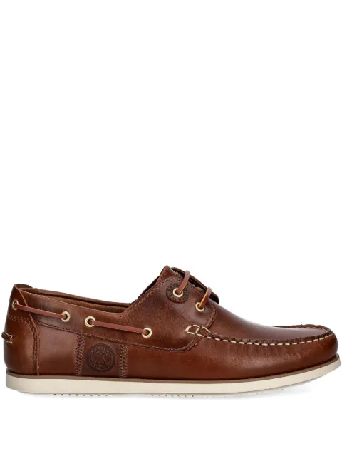 Barbour zapatos náuticos con detalle de costuras