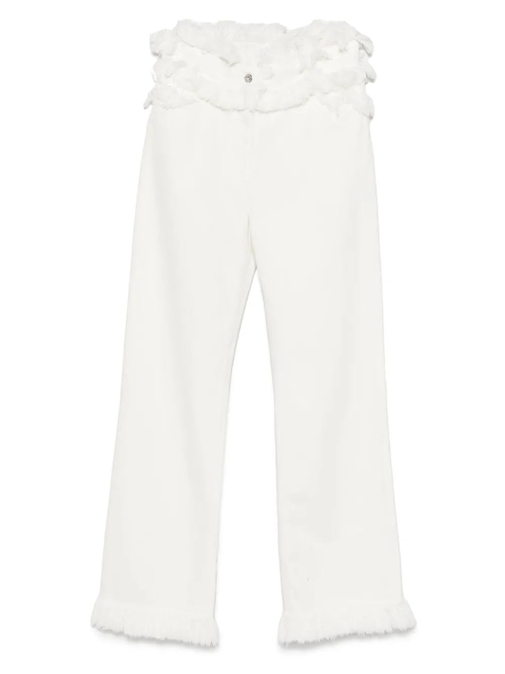 Ferragamo Katoenen broek Wit