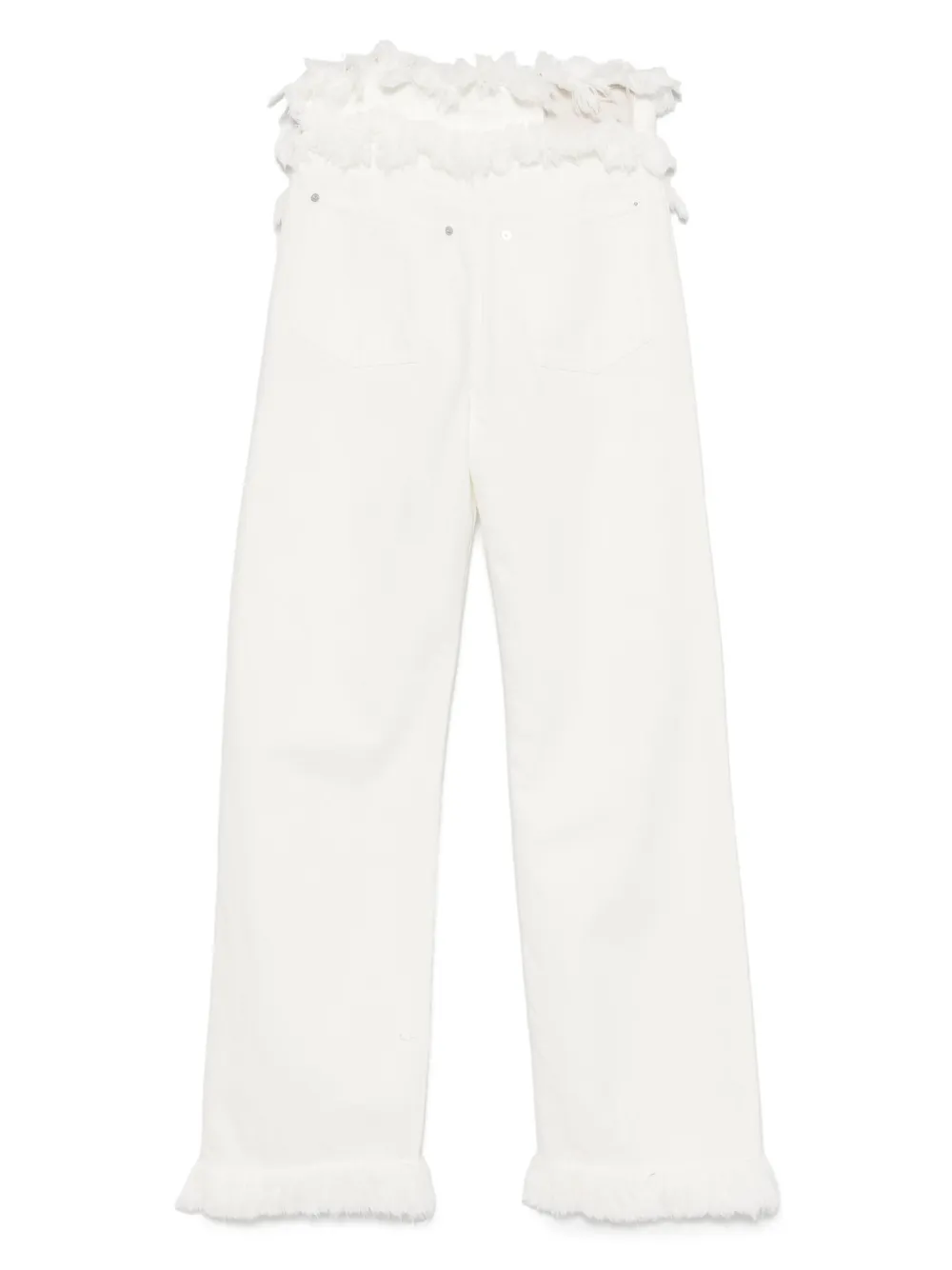Ferragamo Katoenen broek - Wit