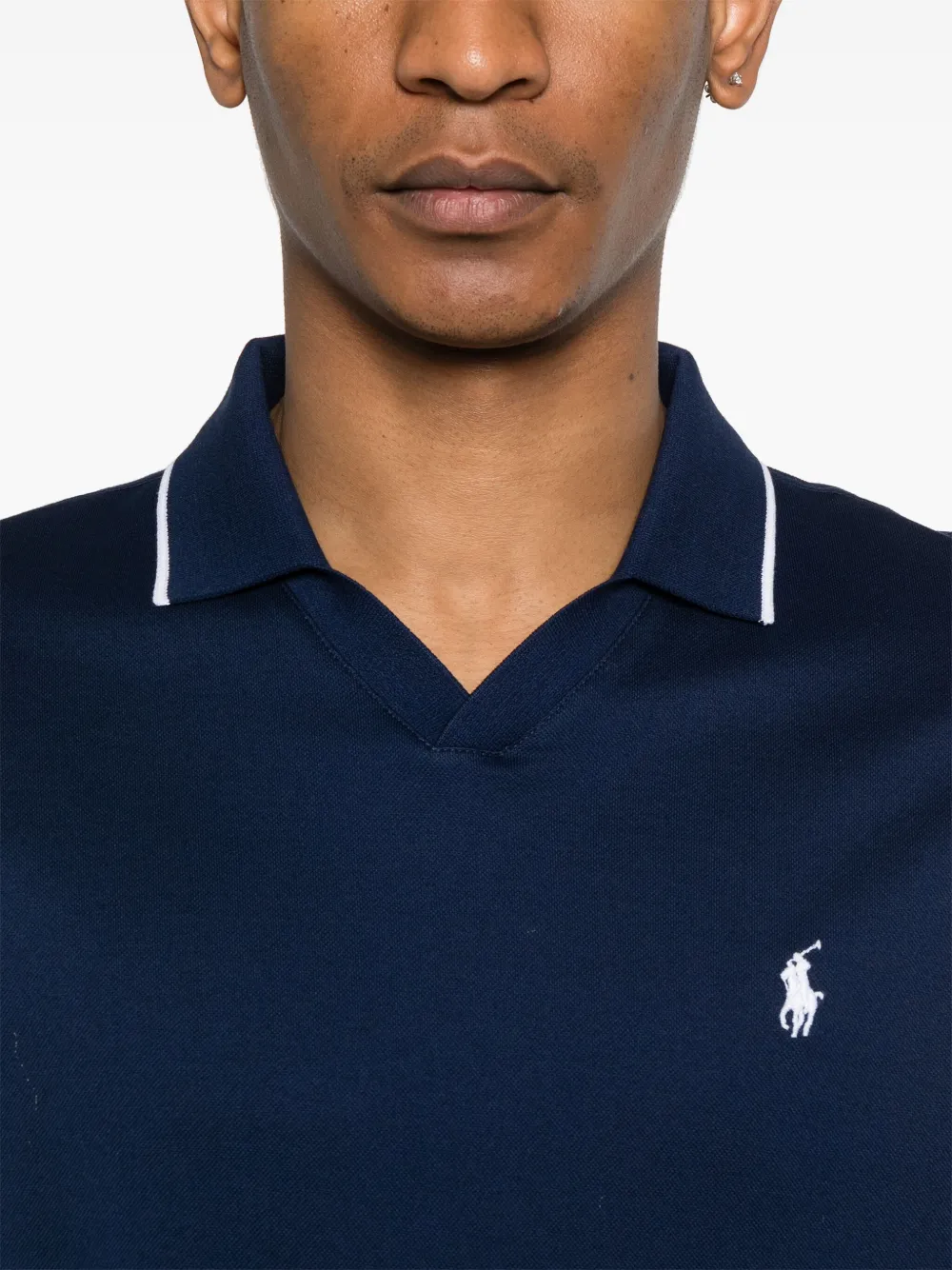 Polo Ralph Lauren T-shirt van stretch-katoen Blauw