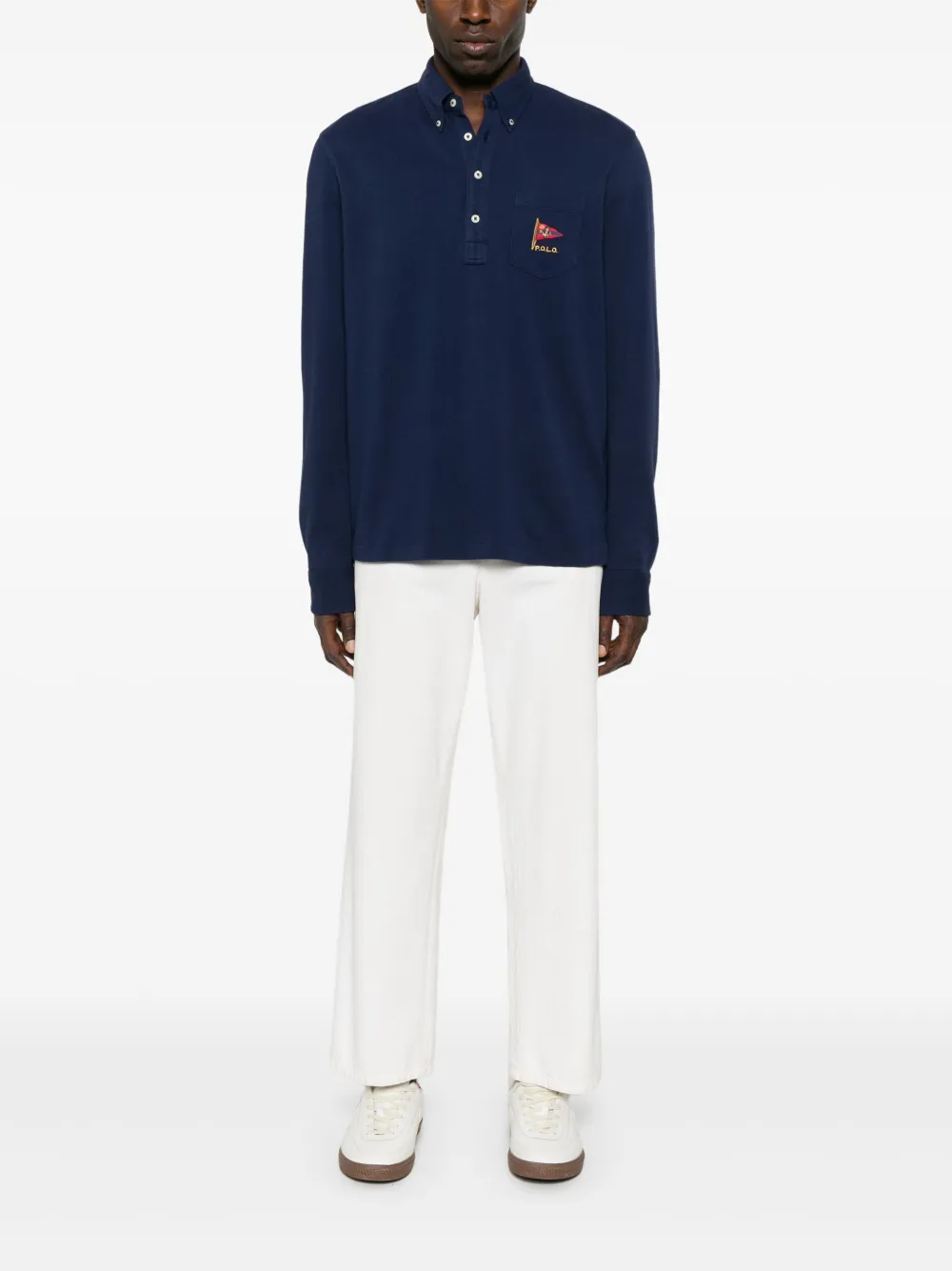 Polo Ralph Lauren Poloshirt met geborduurd logo Blauw