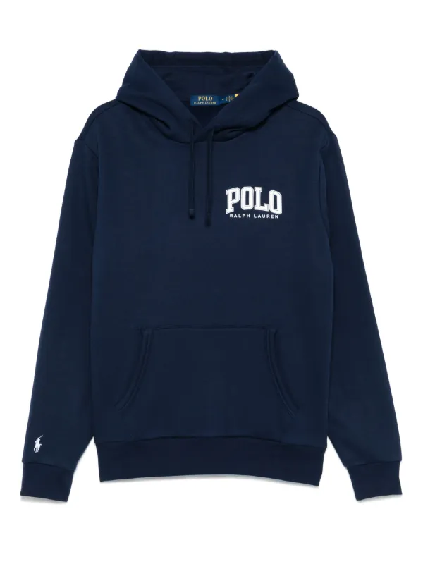 Polo Ralph Lauren ロゴ フリース パーカー | ブルー | FARFETCH JP