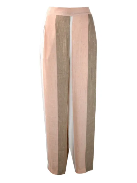 PHO FIRENZE pantalones a rayas