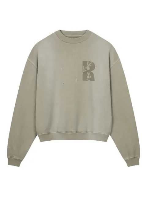 ROUGH. logo-graphic sweatshirt