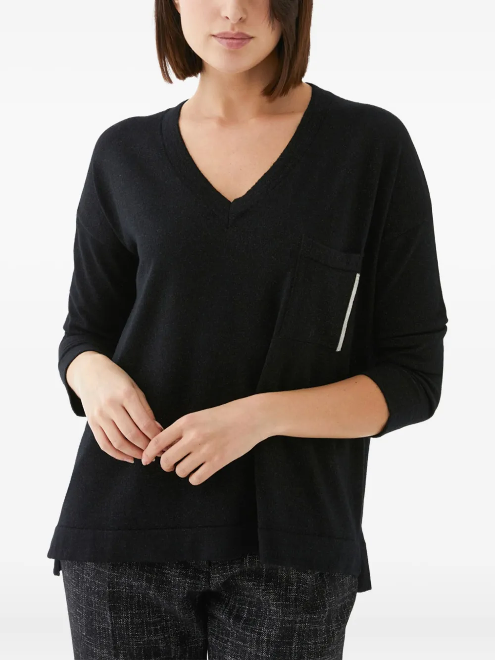 BIANCALANCIA virgin-wool sweater | negro | Image 1