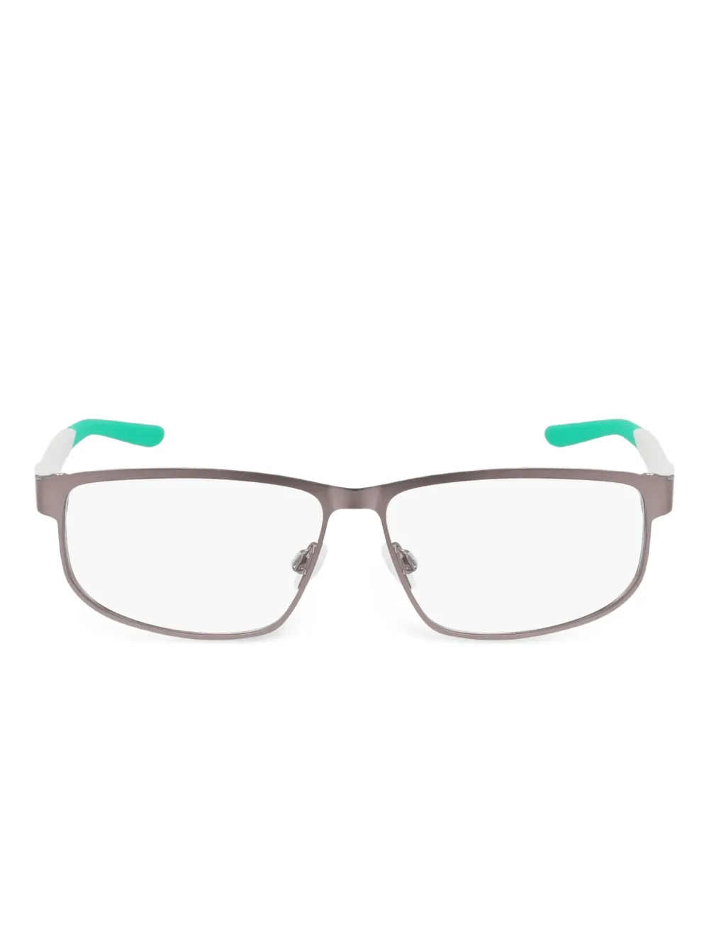 Nike rectangle-frame glasses | Silver | Image 1