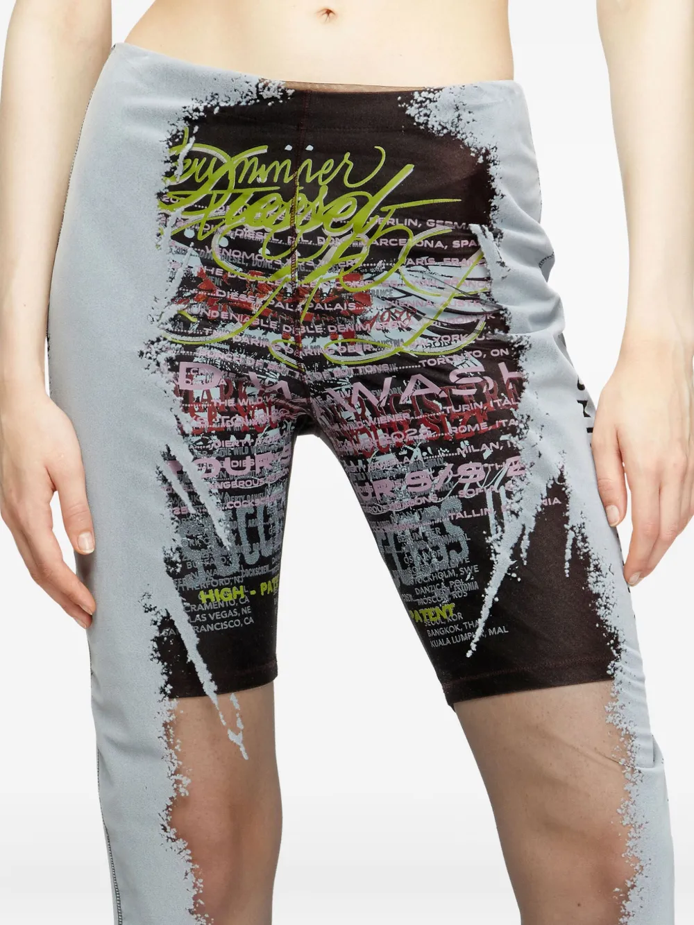 Diesel Remaster Capsule O-Lyac midi-rok Zwart