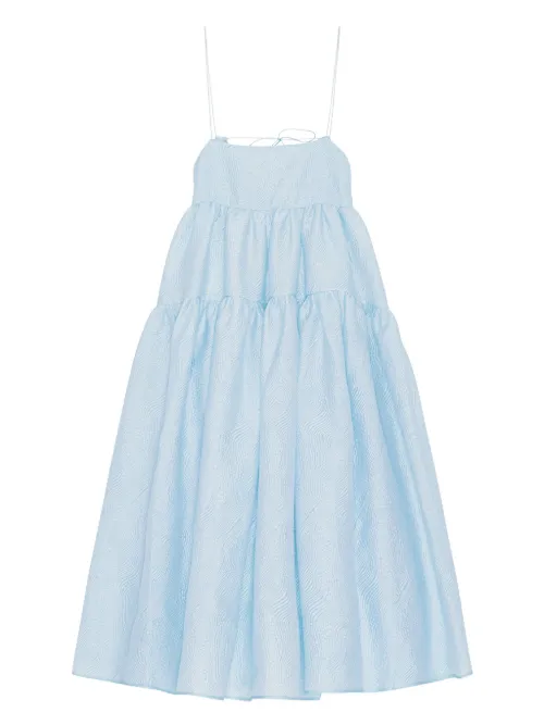 Cecilie Bahnsen robe Sofie - Bleu - Cecilie Bahnsen - Modalova