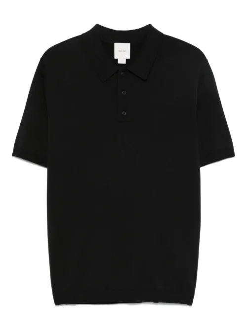 Calvin Klein polo en maille - Noir - Calvin Klein - Modalova