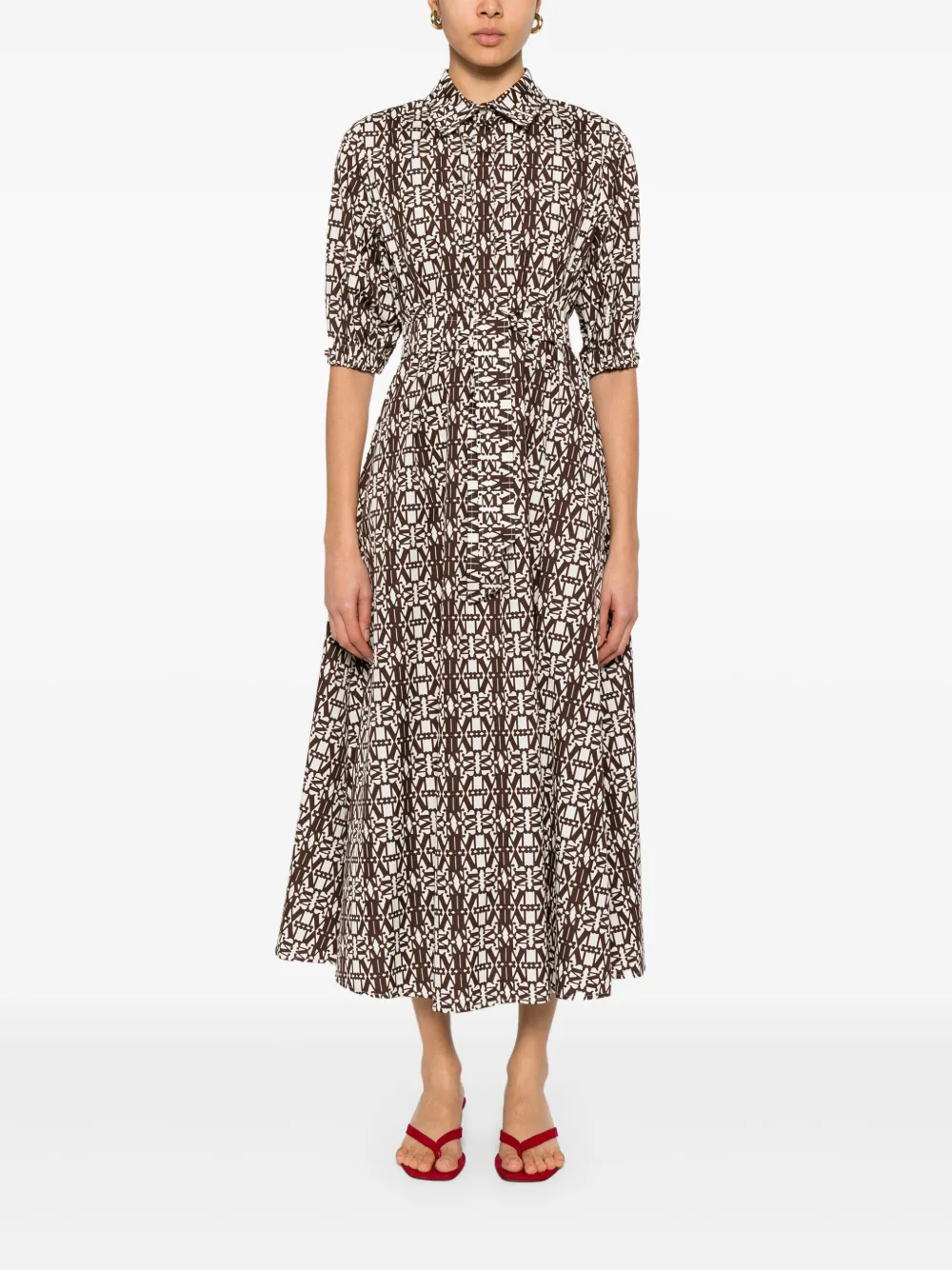 Max Mara Luxgi Maxi Dress | Brown | FARFETCH Max Mara Luxgi Maxi Dress | Brown | FARFETCH