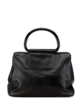 CHANEL Pre-Owned 1997-1999 CC Lambskin Tortoise Handle tote bag - Black