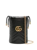 Gucci mini GG Marmont bucket bag - Black