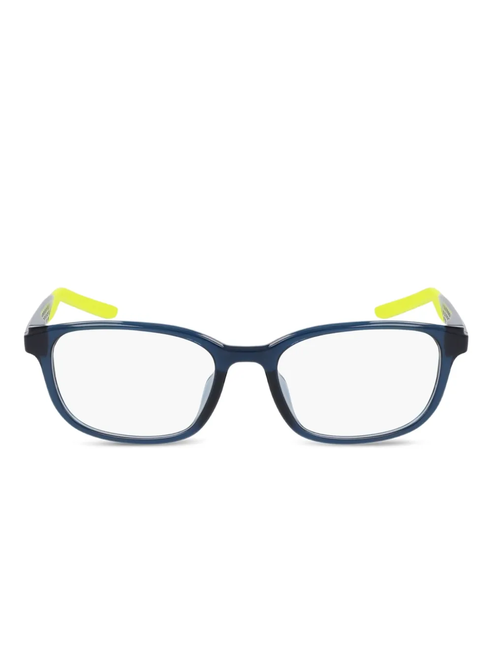 Nike armazón rectangular con diseño de dos tonos | azul | Image 1