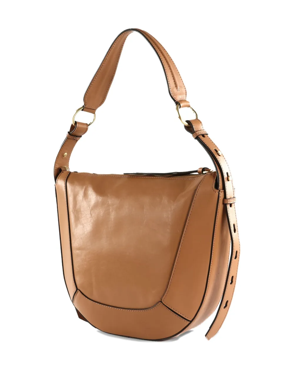 The Bridge Fedora Slouchy Shoulder Bag In Brown