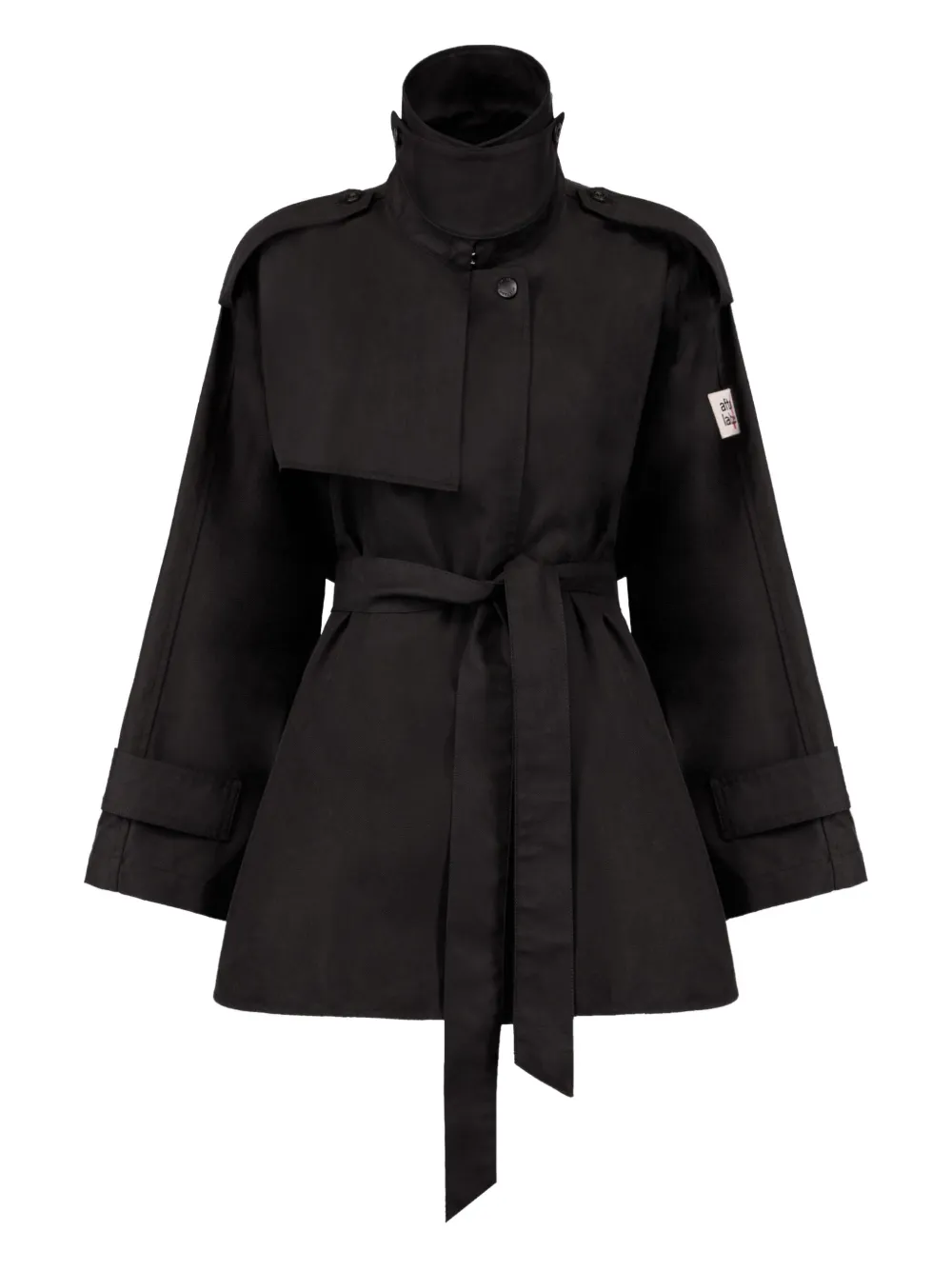 After Label Logo-patch Belted Jacket