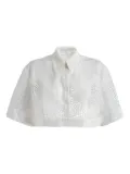 RXQUETTE Crumbled Cropped shirt - White