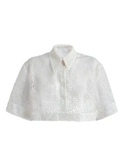 RXQUETTE Crumbled Cropped shirt