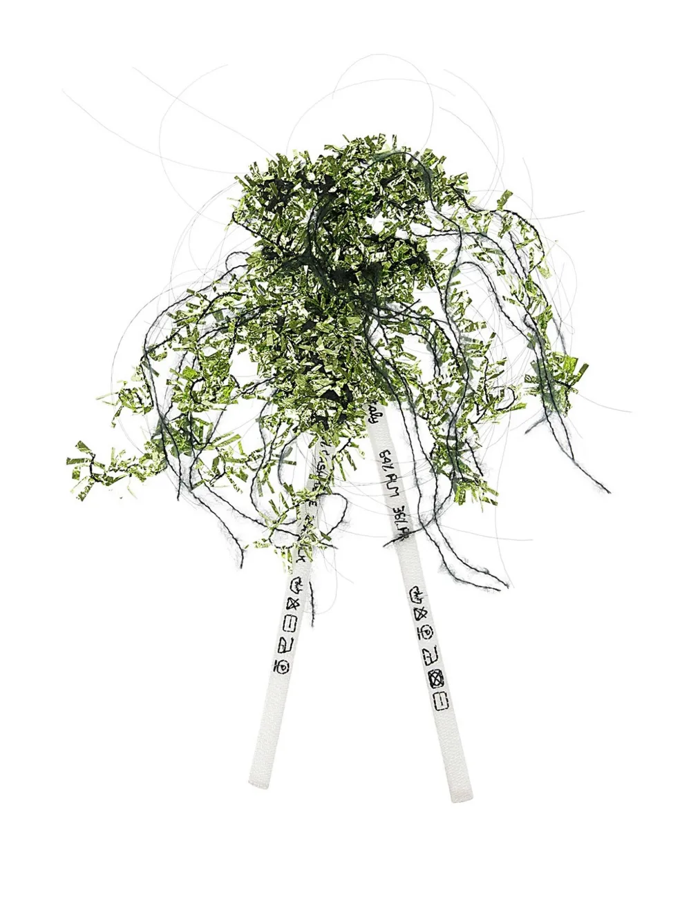 LUSSI Spilla lurex | Green | Image 1
