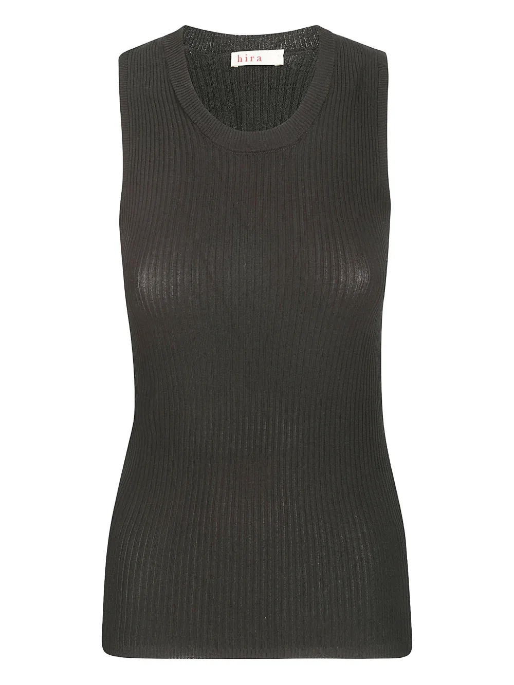 ribbed sleeveless top