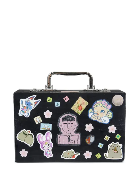 SIMON CRACKER patch-detail laptop bag