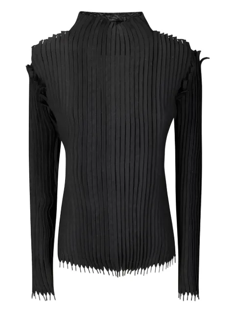 INSTITUTION lace-embellished T-shirt