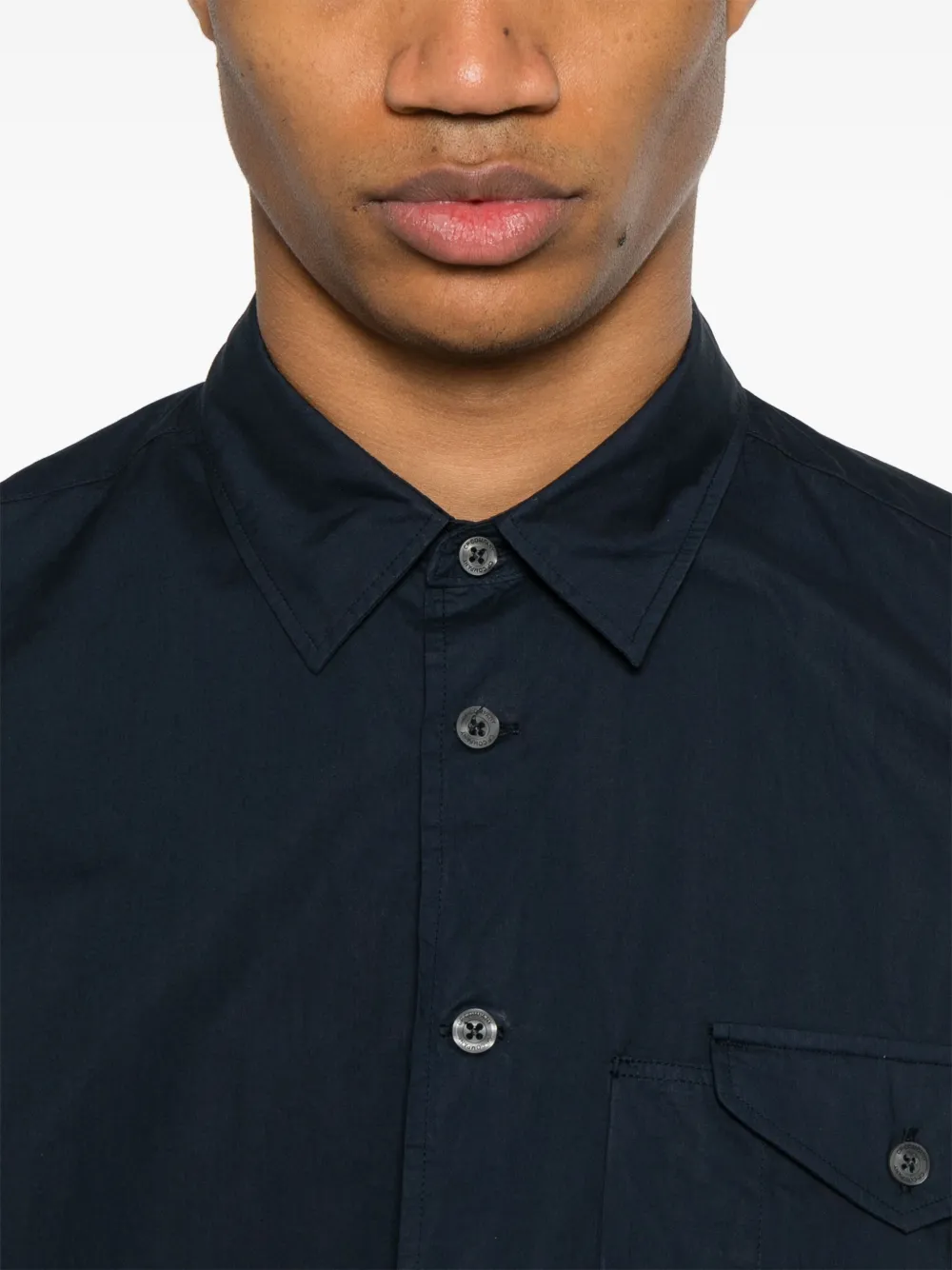 C.P. Company Overhemd met geborduurd logo Blauw