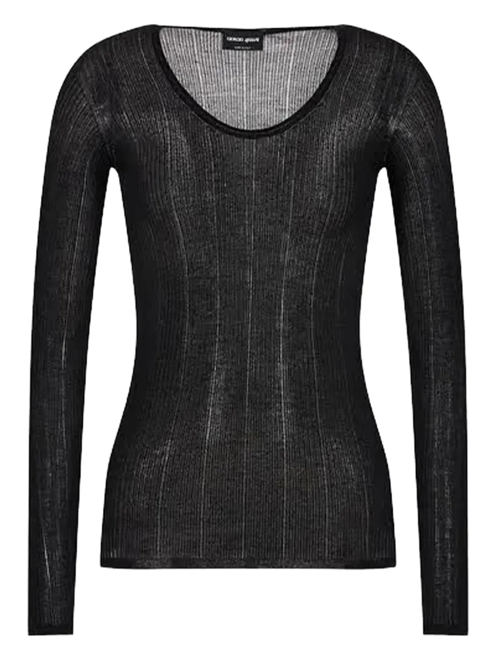 Giorgio Armani suéter de cachemira | negro | Image 1