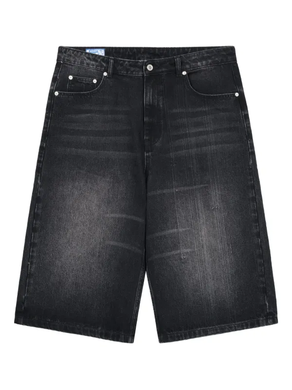 Denim knee-length Shorts Black FARFETCH IN