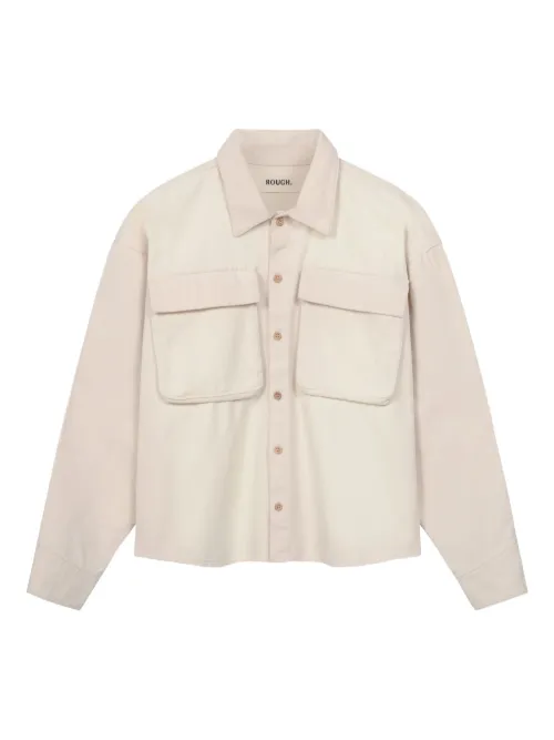 Chemise boutonnée à poches poitrine - ROUGH. - Modalova