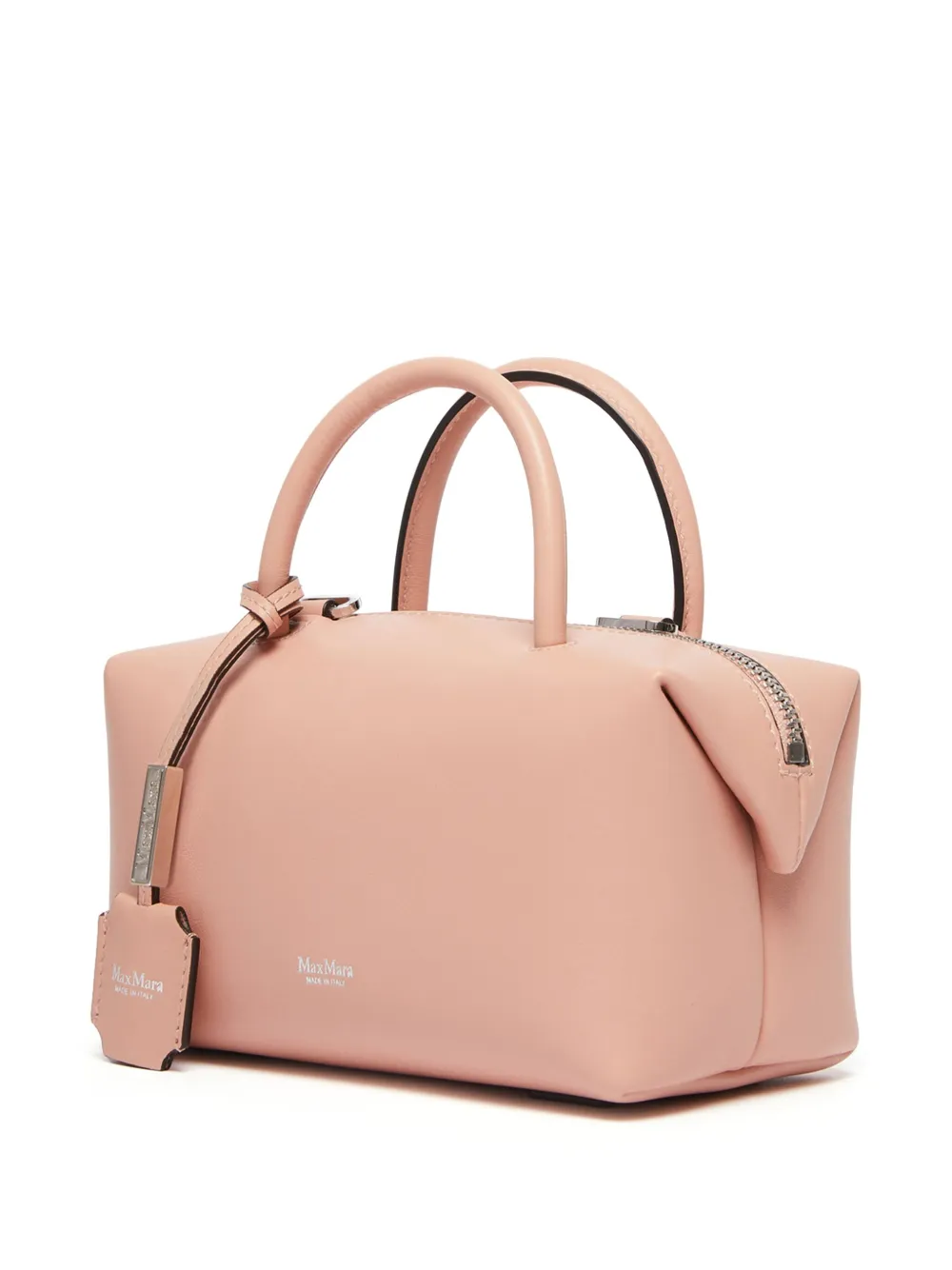 Max Mara Leren shopper Roze