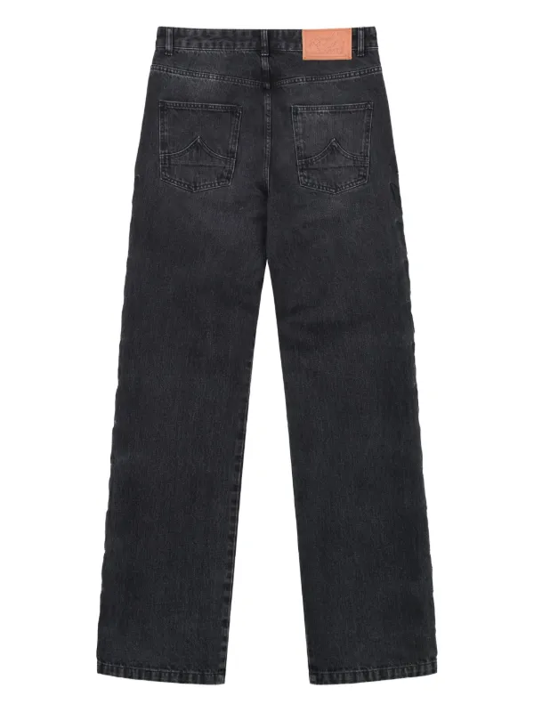 ブラックデニム ハイウエスト Dream garden ジーンズ デニム デニムパンツ 「新色追加」2