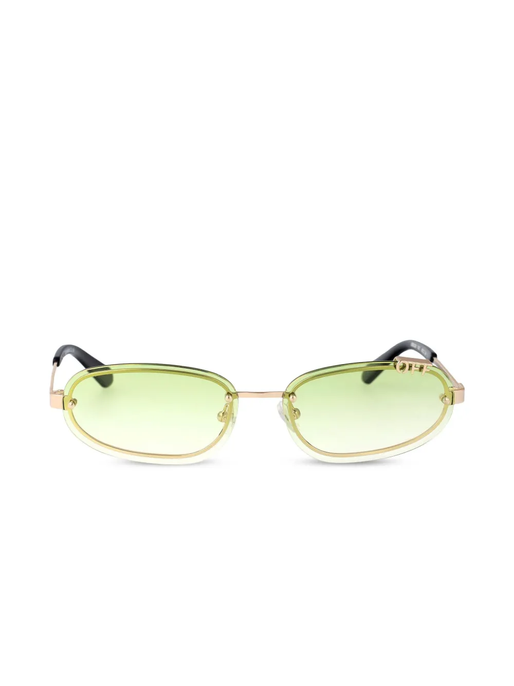 Off-white Miami Sunglasses In 金色