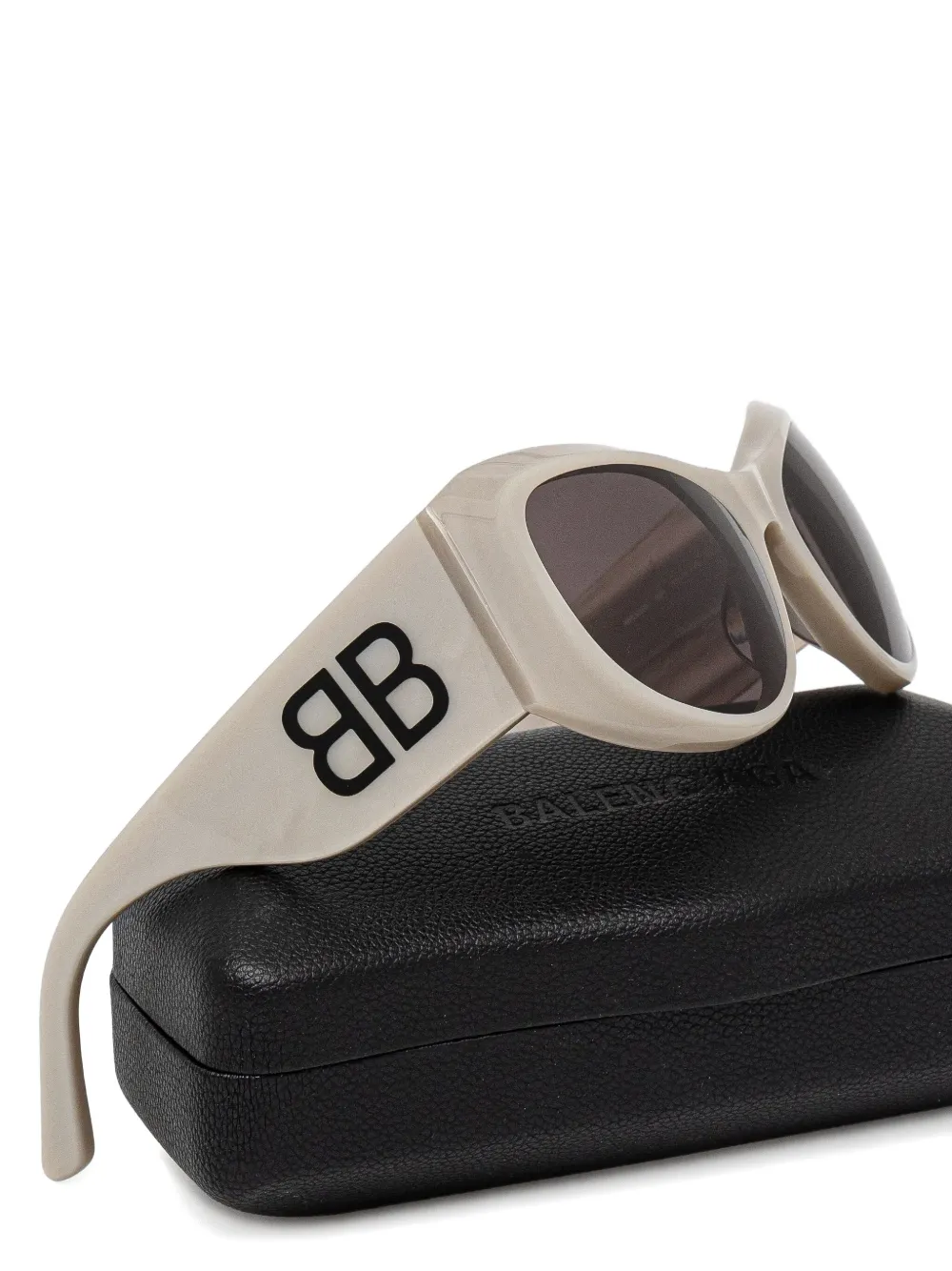 Balenciaga Zonnebril met oversized cat-eye montuur Grijs
