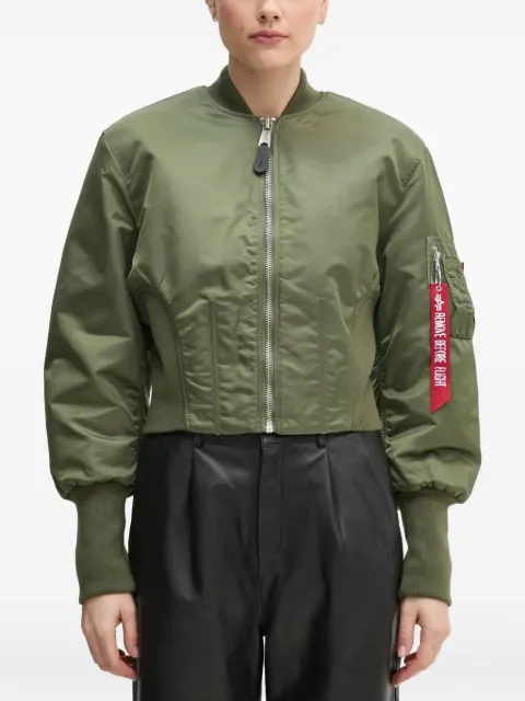 Alpha Industries cropped bomber jacket