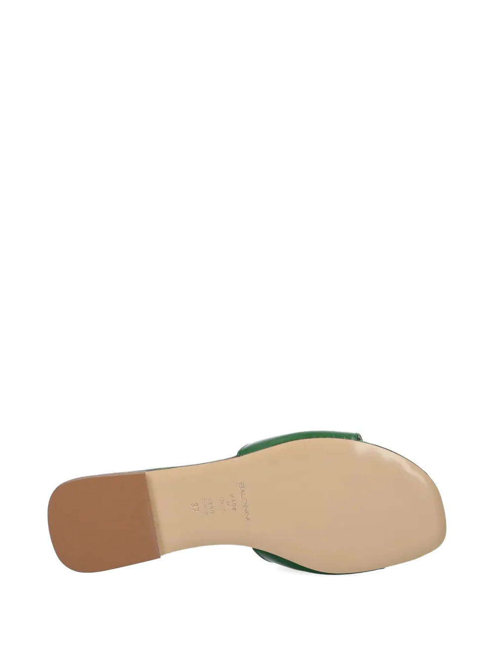 Baldinini logo-plaque sandals Green