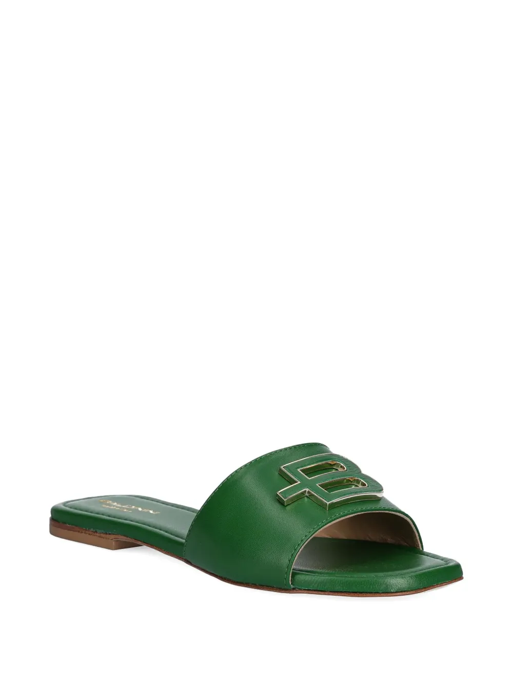 Baldinini logo-plaque sandals Green