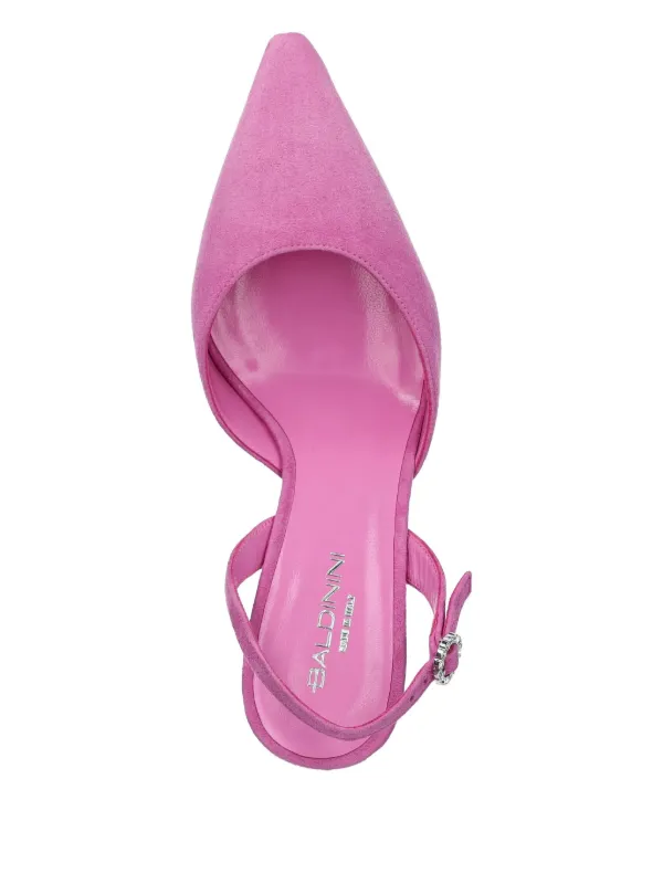 Baldinini Suede Slingback Pumps Pink FARFETCH SA