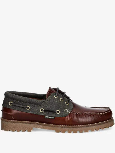 Barbour Deck leather boat shoes
