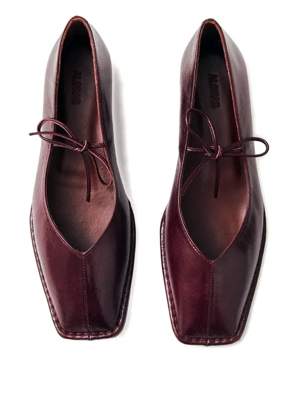 ALOHAS S10082202 関税送料込 ALOHAS フラットシューズ | レッド | FARFETCH JP