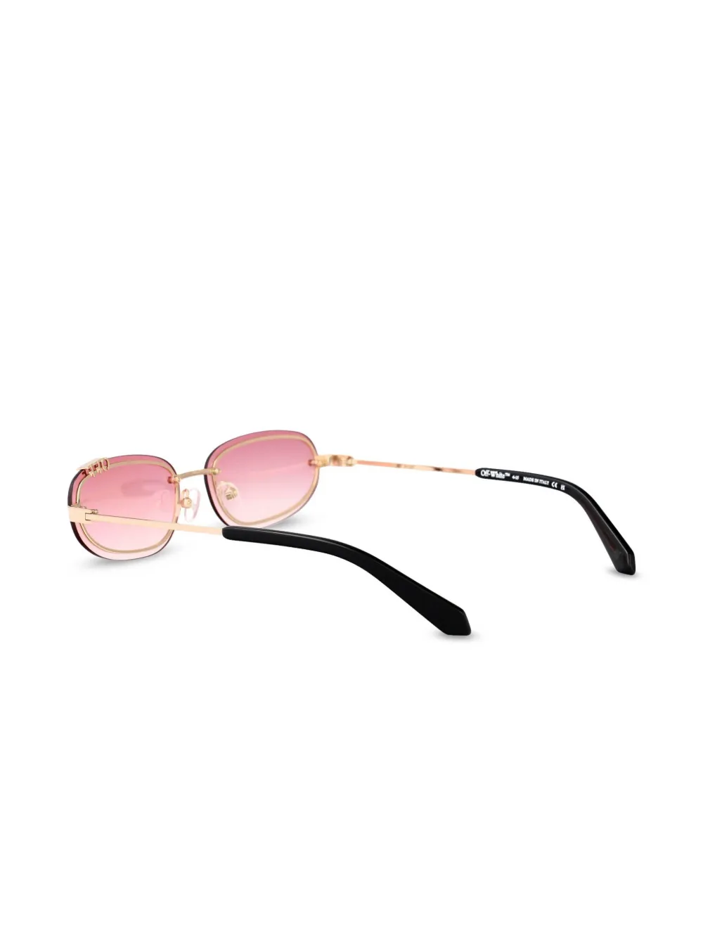 Off-White Eyewear Miami zonnebril Goud