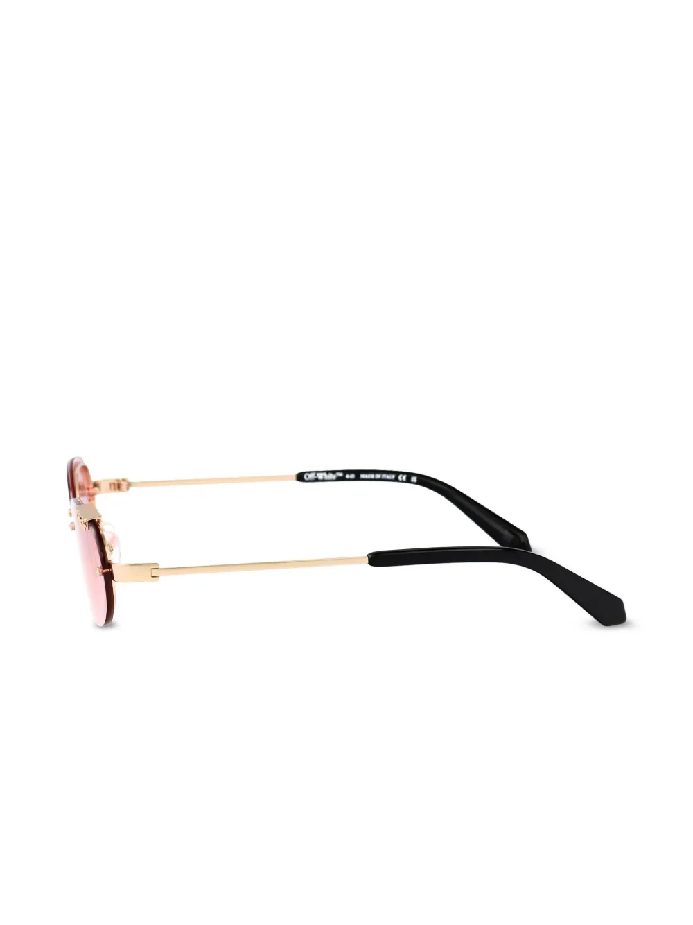 Off-White Eyewear Miami zonnebril Goud