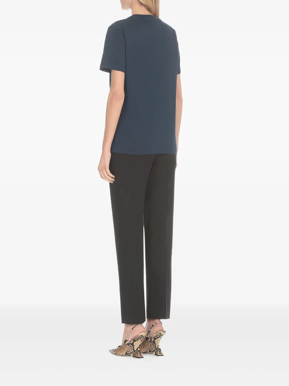 MSGM T-shirt met logoprint Blauw