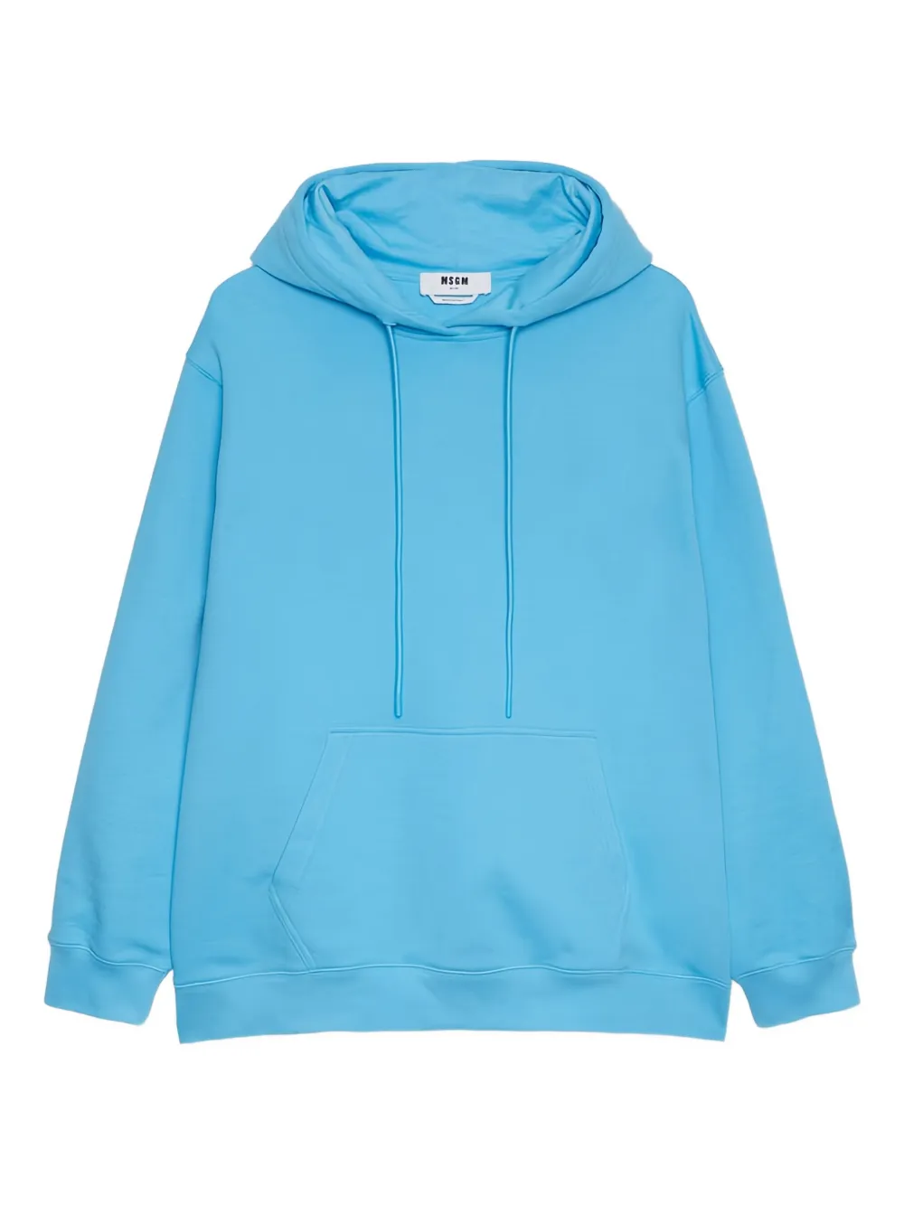 MSGM logo-print hoodie | Blue | Image 1